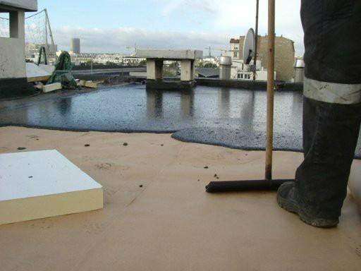 Étanchéité asphalte, Versailles